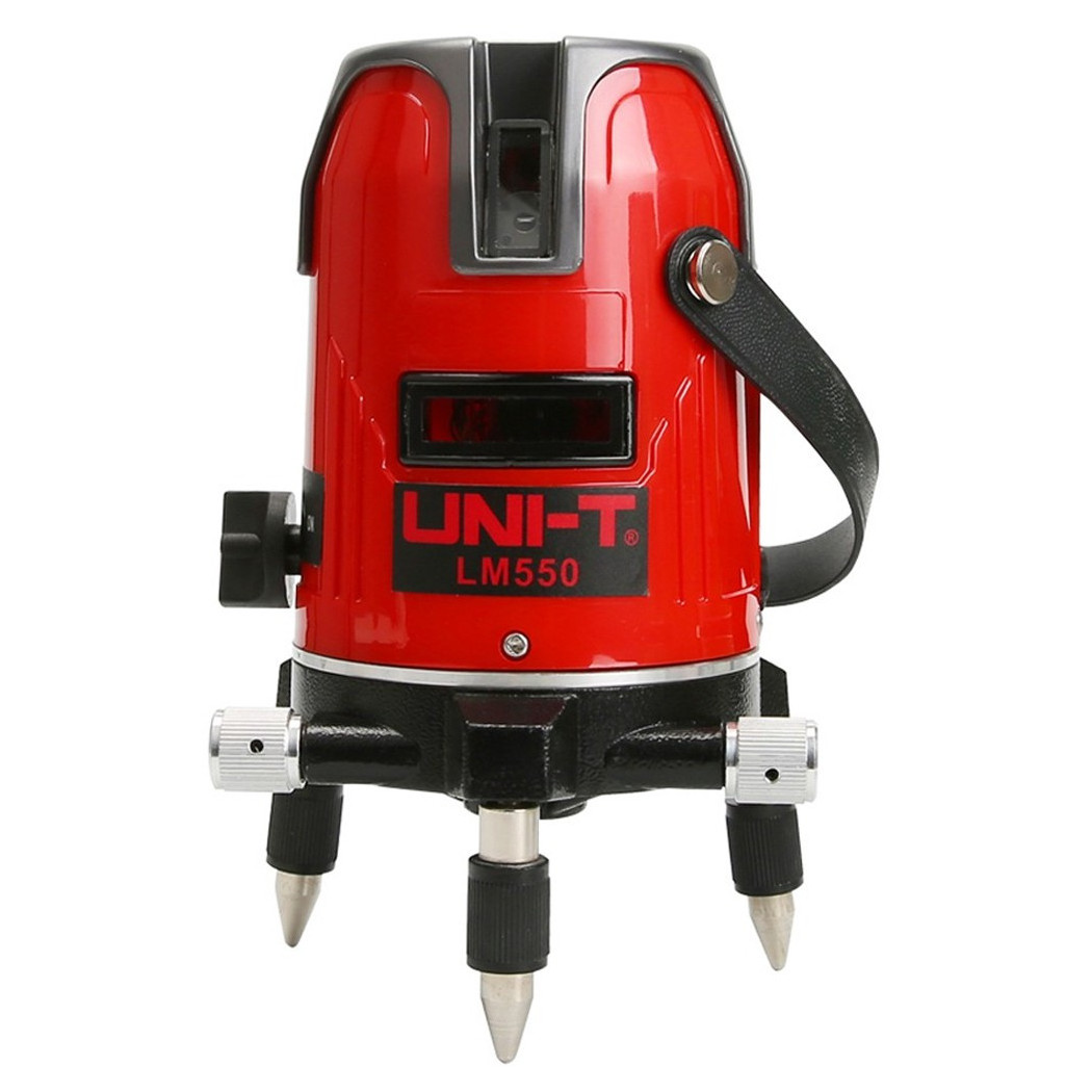 foto del prodotto trade shop livella laser autolivellante 360 rotazione bolla digitale 5 linee traccialinee 