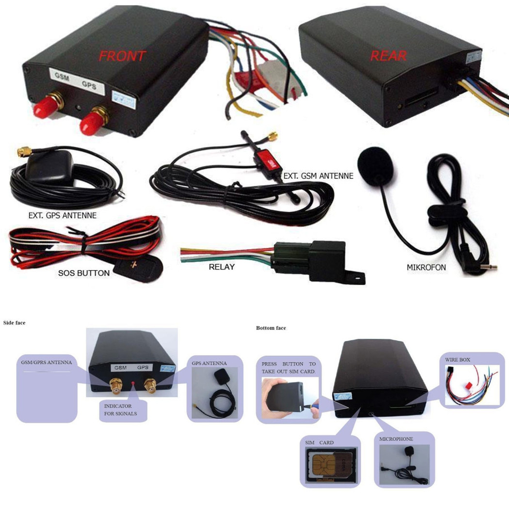 foto del prodotto trade shop localizzatore antifurto gps gsm tracker per auto satellitare 12v per veicoli gps 
