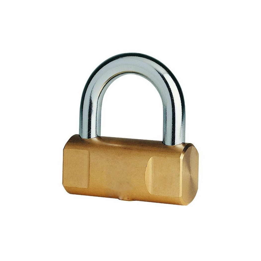 foto del prodotto trade shop lucchetto ad arco corto 80 mm corazzato blocca corona moto bici nautico marino 