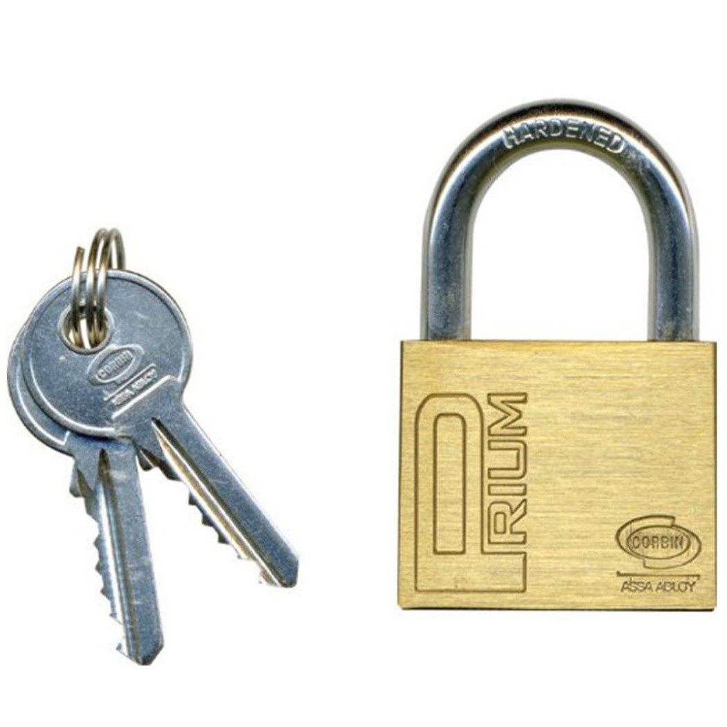 foto del prodotto trade shop lucchetto ad arco tradizionale ottone corbin mm 20 25 30 40 50 60 70 25 mm 