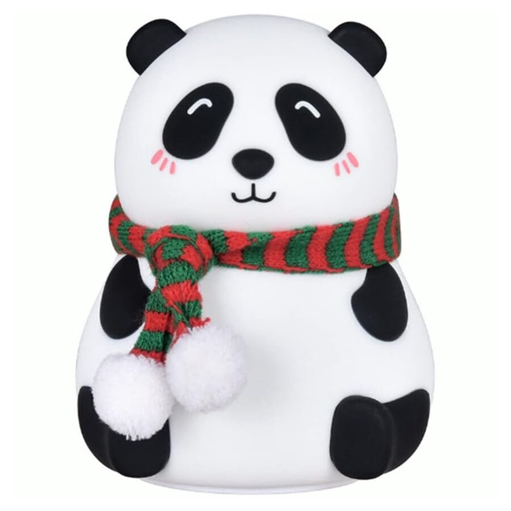 foto del prodotto trade shop luce notturna panda led sensore touch lampada da tavolo usb ricaricabile camera 