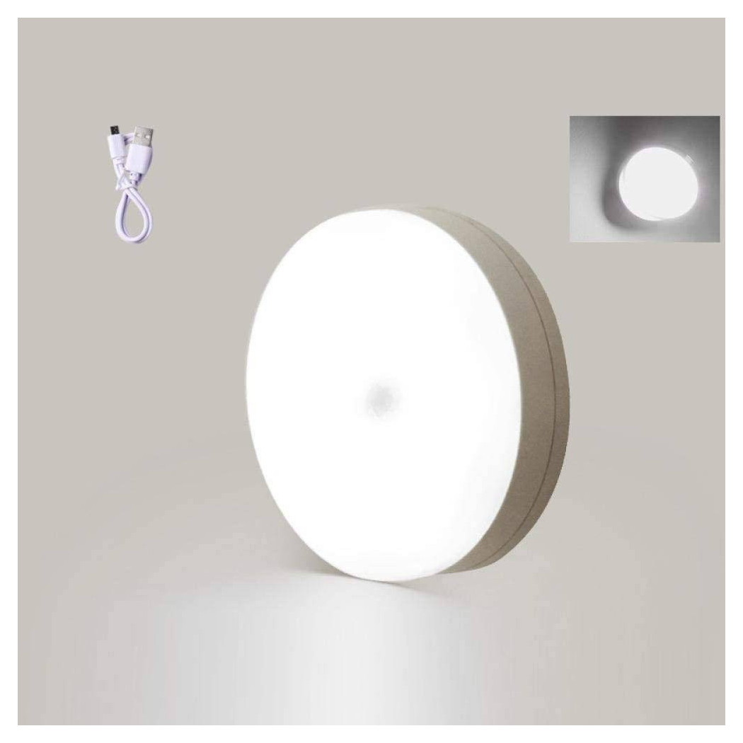 foto del prodotto trade shop luce notturna per bambini lampada a induzione per corpo umano senza fili a led bianco naturale 