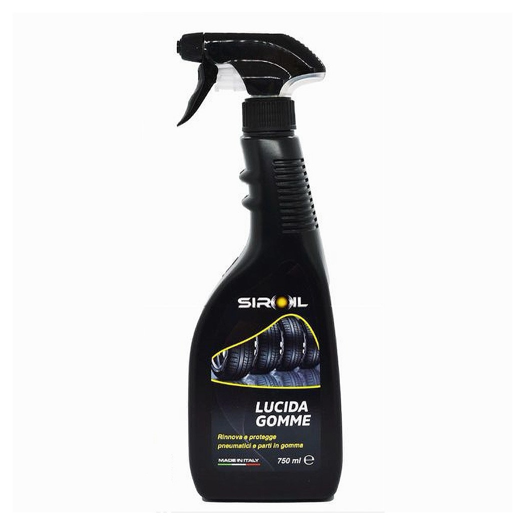 foto del prodotto trade shop lucida gomme da 750 ml rinnova protegge pneumatici con spray per auto sir lucg 