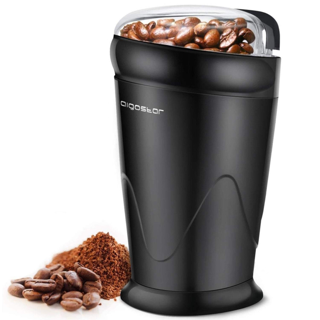 foto del prodotto trade shop macchina macina caffe caffe 39 elettrico 150w pulsante macinacaffe capienza 60g 
