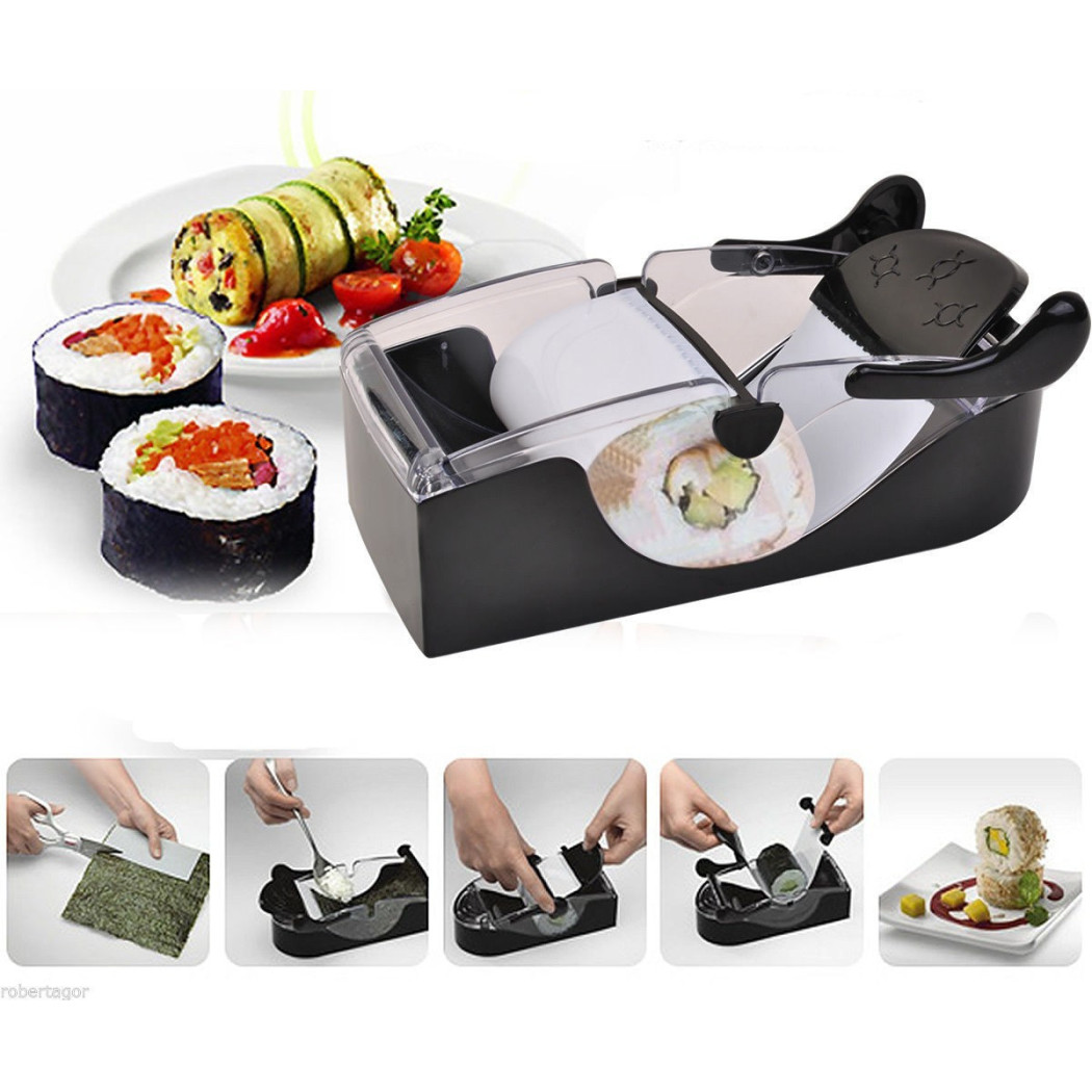 foto del prodotto trade shop macchina sushi per involtini deliziosi da aperitivo arrotola maker party cucina 