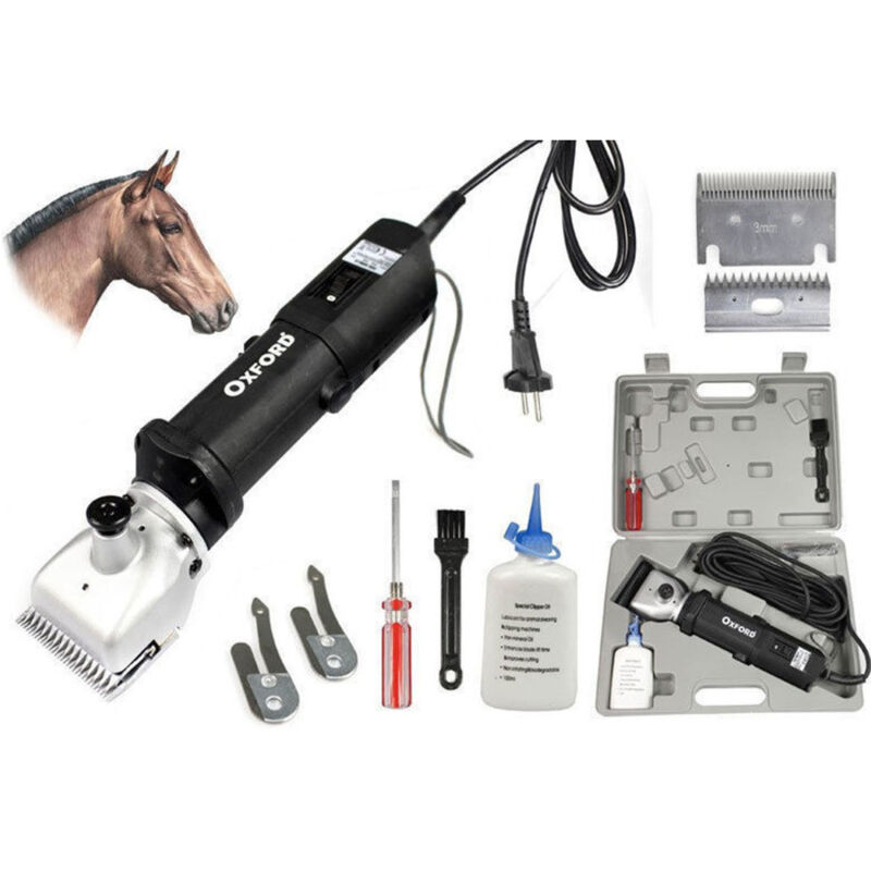 foto del prodotto trade shop macchina tosatrice tosacavalli professionale 120w per cavalli con lama 1mm 3mm 