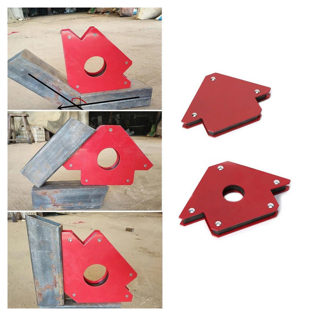 foto del prodotto trade shop magnete magnetico frecce saldatore saldatura angolazioni 45 90 135 25lb 12kg 