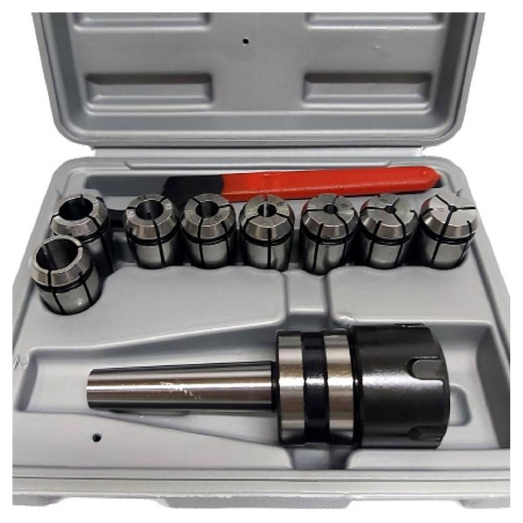 foto del prodotto trade shop mandrino portapinze tornio fresatrice cm2 con 8 porta pinze m10 mt2 