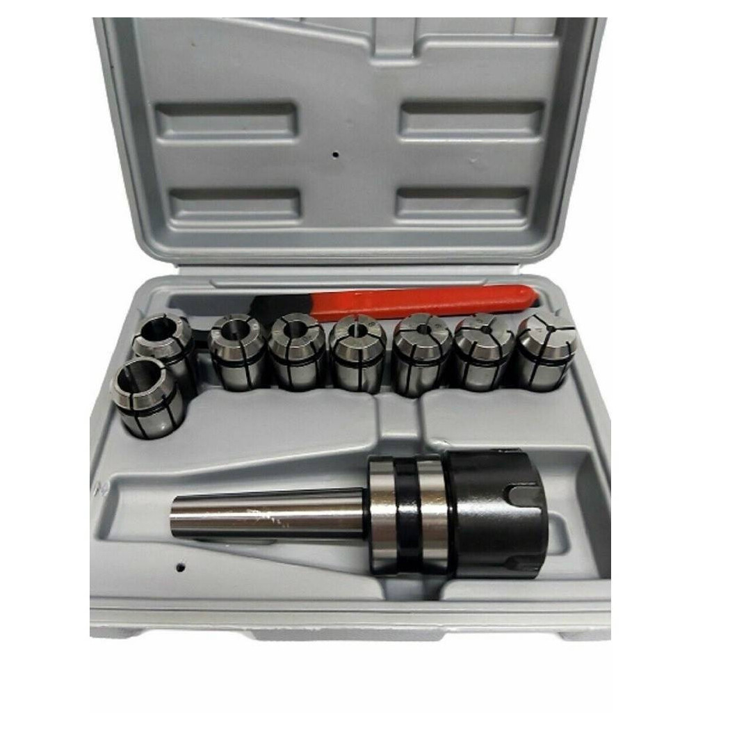 foto del prodotto trade shop mandrino portapinze tornio fresatrice cm4 con 8 porta pinze m10 mt4 