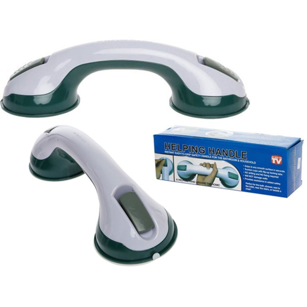 foto del prodotto trade shop maniglia di sicurezza bagno con attacco a ventosa 26 cm per anziani disabili 