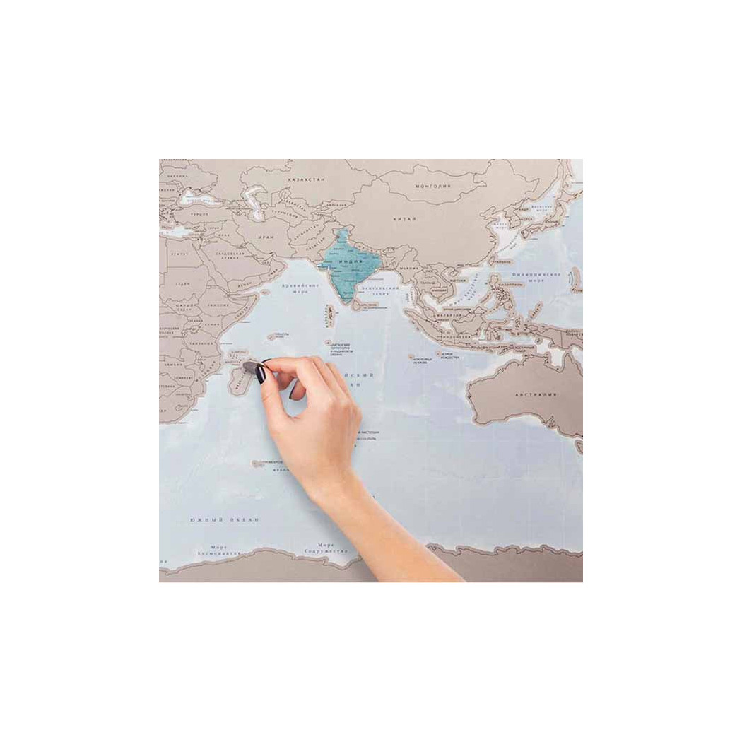 foto del prodotto trade shop mappamondo da grattare poster xxl mappa del mondo politica 120 x 60cm cartina geo 