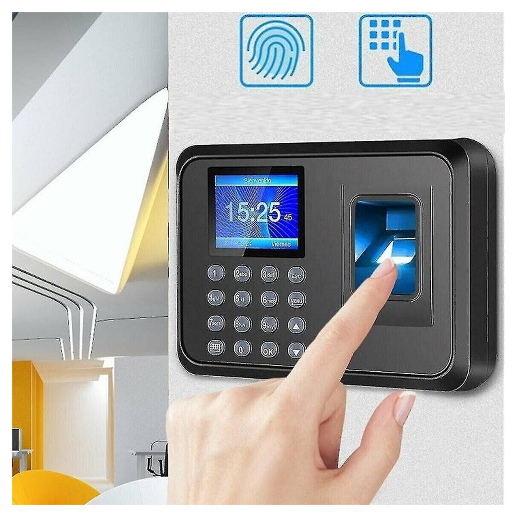 foto del prodotto trade shop marcatempo impronte digitali in italiano biometrico controllo accessi lettore 