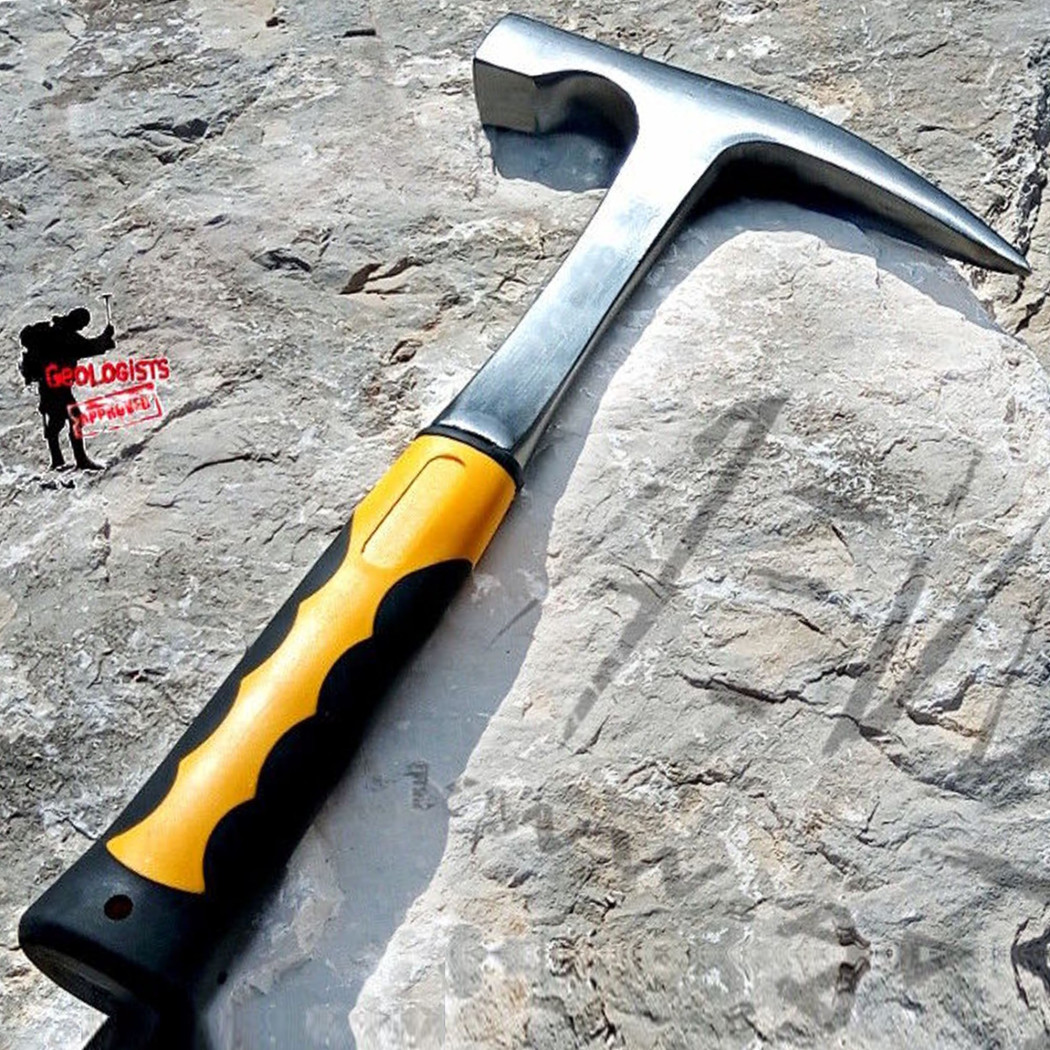 foto del prodotto trade shop martello da prospezione speleologo per geologia montagna ricerca rompi roccia 