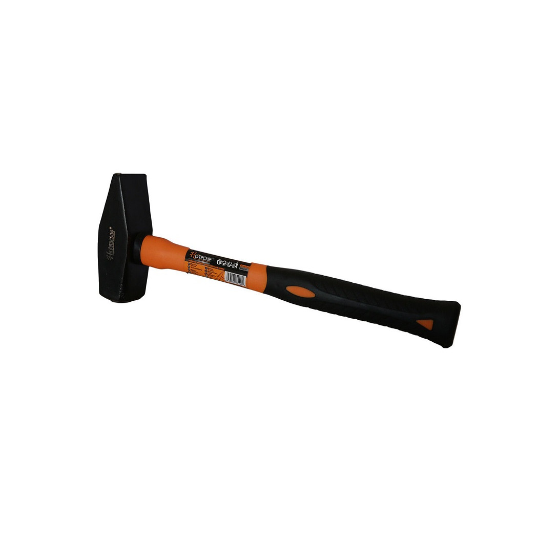 foto del prodotto trade shop martello pesante mazzuolo professionale in fibra tipo tedesco 2000g hoteche 40cm 
