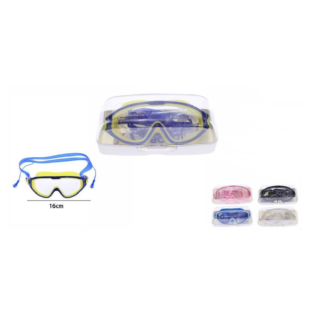 foto del prodotto trade shop maschera con tappi regolabile nuoto mare piscina estate sport snorkling 71563 