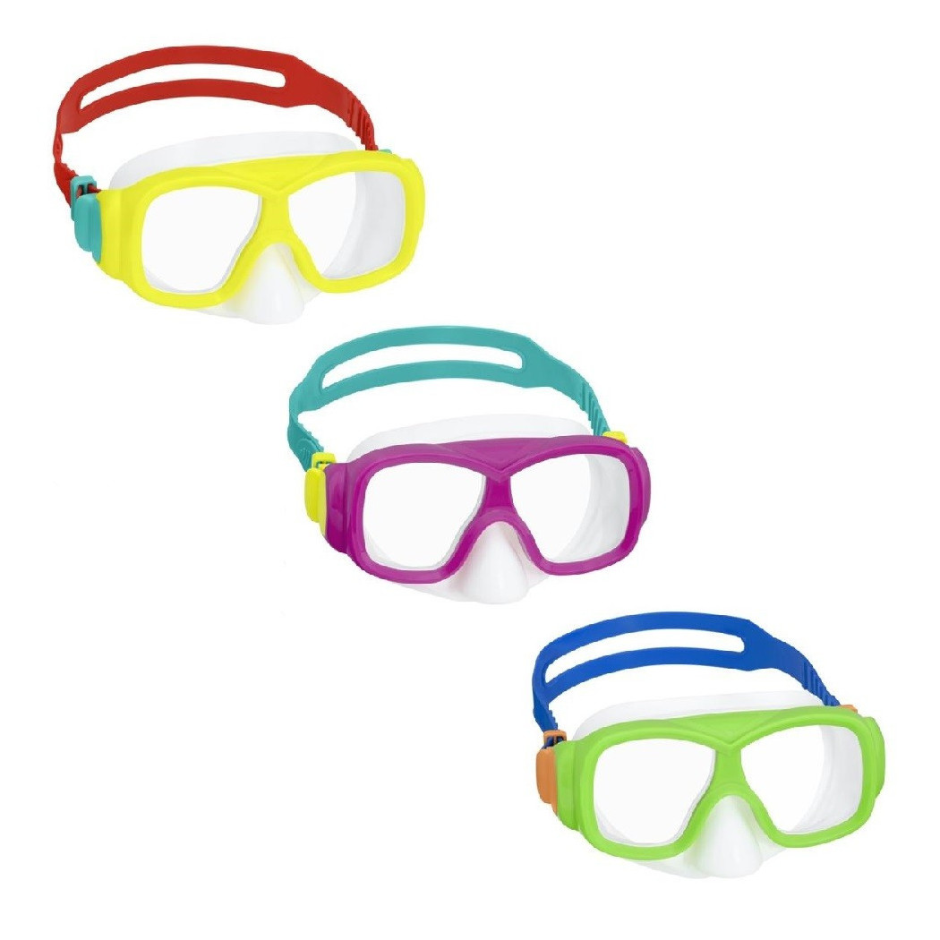 foto del prodotto trade shop maschera subacquea per bambini aquanaut 7 14 anni piscina colori assortiti 22039 