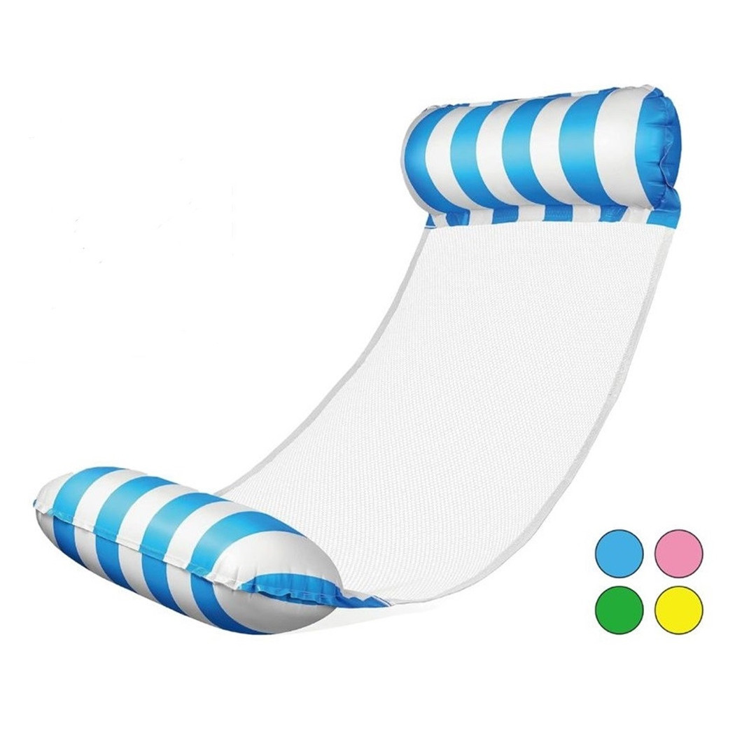foto del prodotto trade shop materassino galleggiante amaca gonfiabile per piscina spiaggia mare 130x70cm 618441 