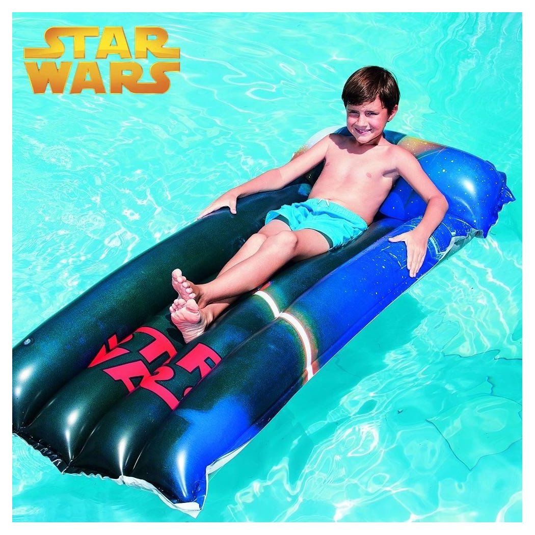 foto del prodotto trade shop materassino gonfiabile mare piscina star wars 191 x 89 cm multicolore 