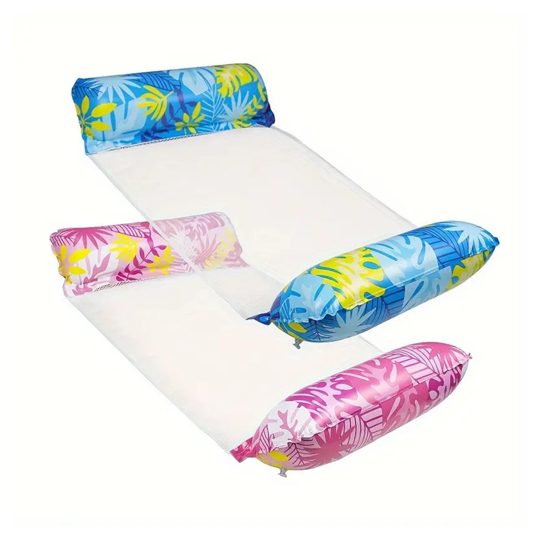 foto del prodotto trade shop materassino gonfiabile per piscina mare amaca materasso 130x70cm design tropicale 628528 