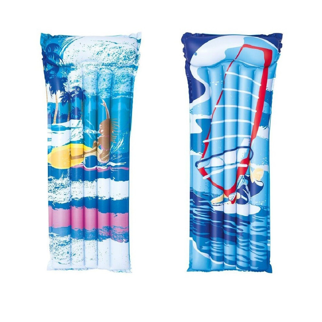 foto del prodotto trade shop materassino gonfiabile super surf fantasie varie assortite 183x76cm piscina 44021 