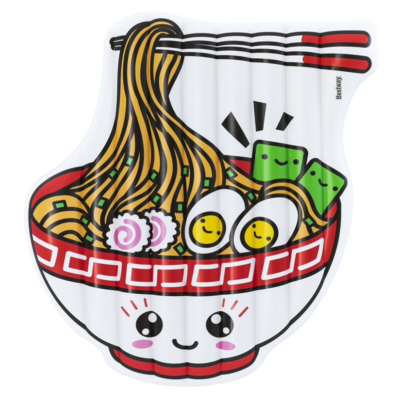 foto del prodotto trade shop materassino isola gonfiabile forma ciotola ramen 183x168 cm spiaggia piscina 43841 