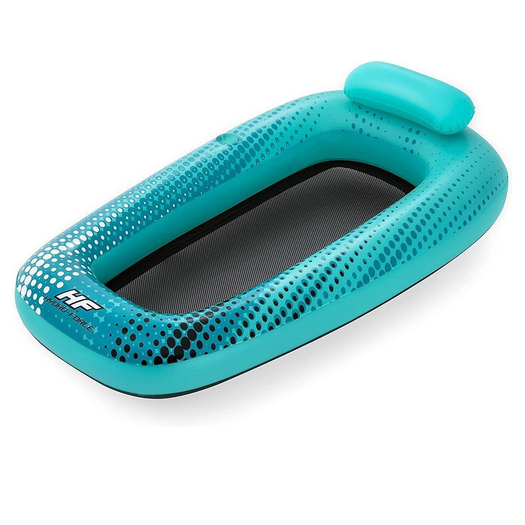 foto del prodotto trade shop materasso lettino piscina hydro force sol venture fondo in rete 198x119 cm 43540 