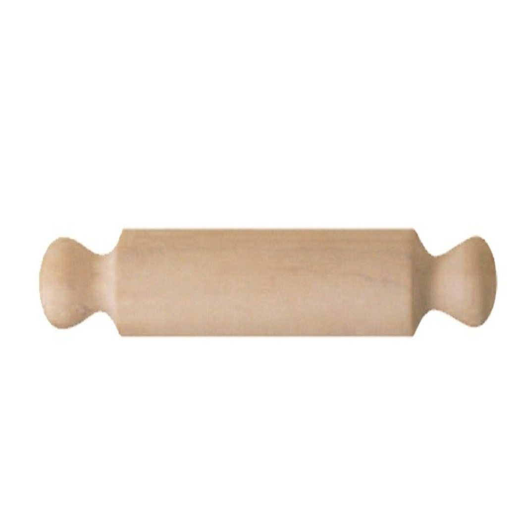 foto del prodotto trade shop mattarello in legno stende pasta dolci utensile cucina lunghezza 35cm 