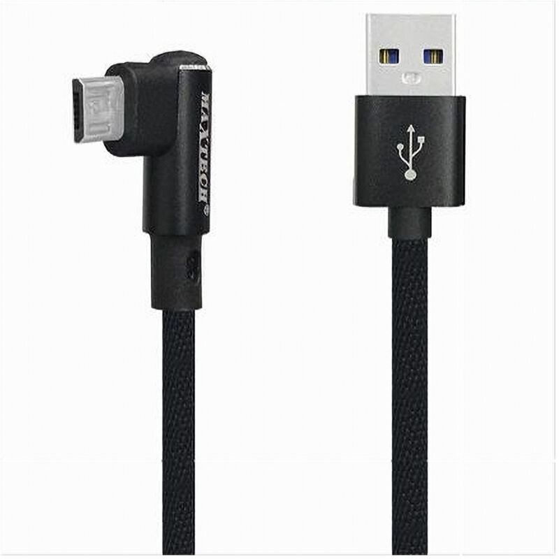 foto del prodotto trade shop maxtech cavo ricarica micro usb 90 per smartphone cavetto dati 1 mt f s025 maxtech 