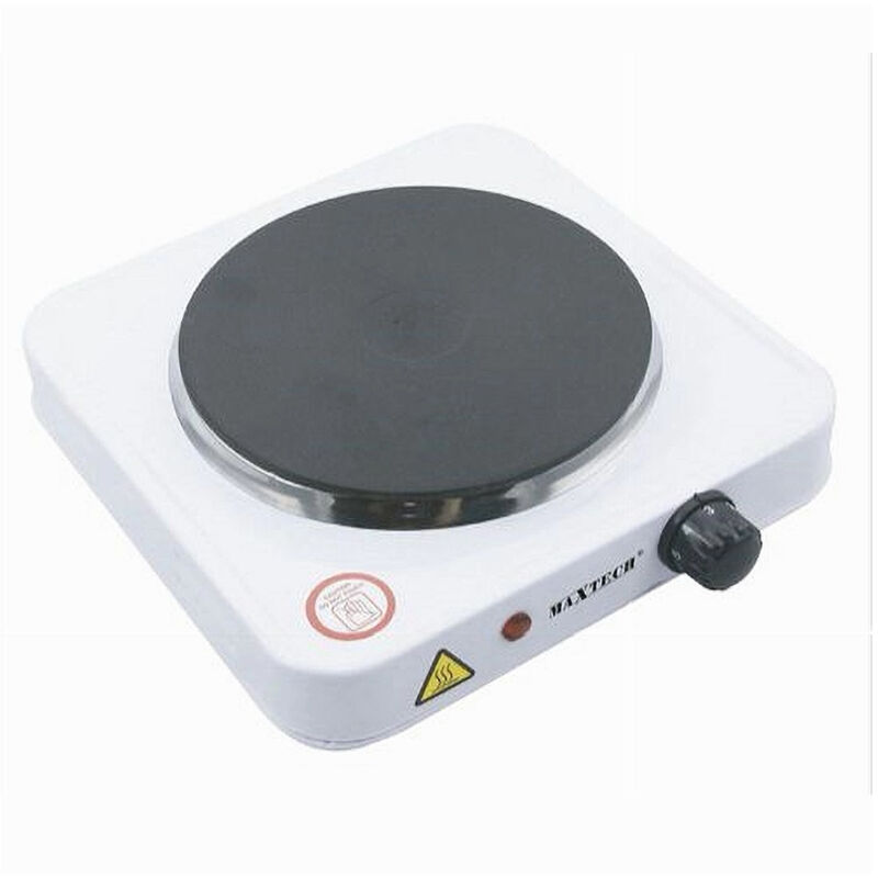 foto del prodotto trade shop maxtech fornello elettronico 1000 w temperatura regolabile piastra 15 cm maxtech h 002l 