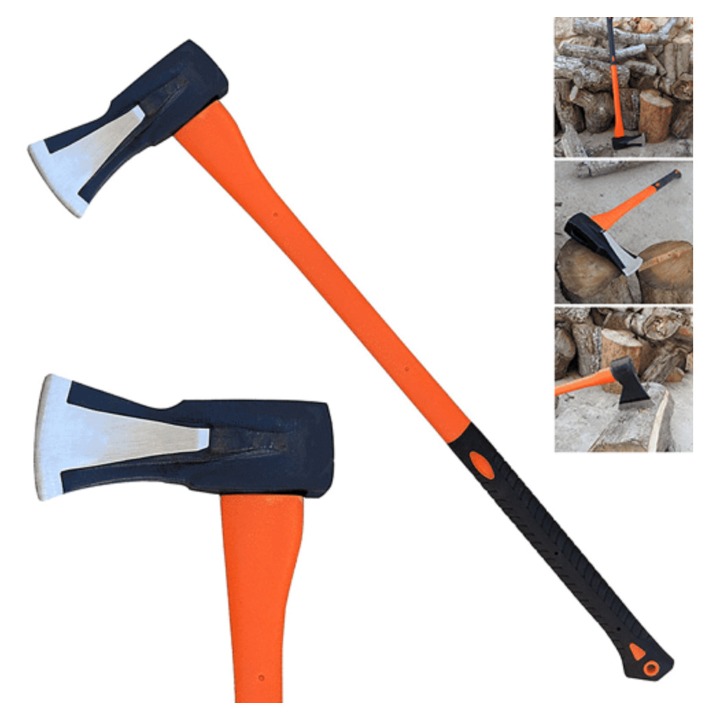 foto del prodotto trade shop mazza accetta ascia spaccalegna 2kg manico in abs professionale legna 