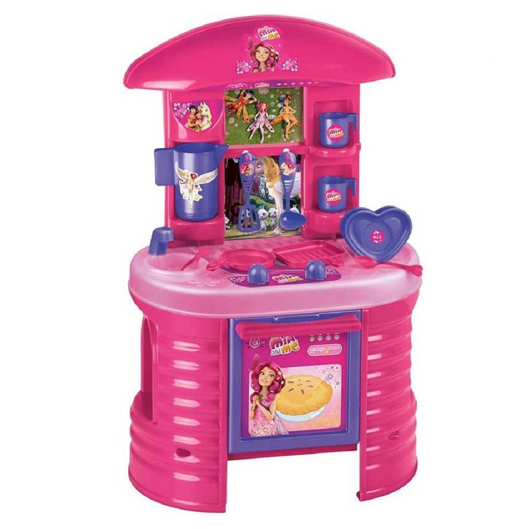 foto del prodotto trade shop mia amp me cucina per bambine altezza 72 cm con accessori giochi giocattolo 