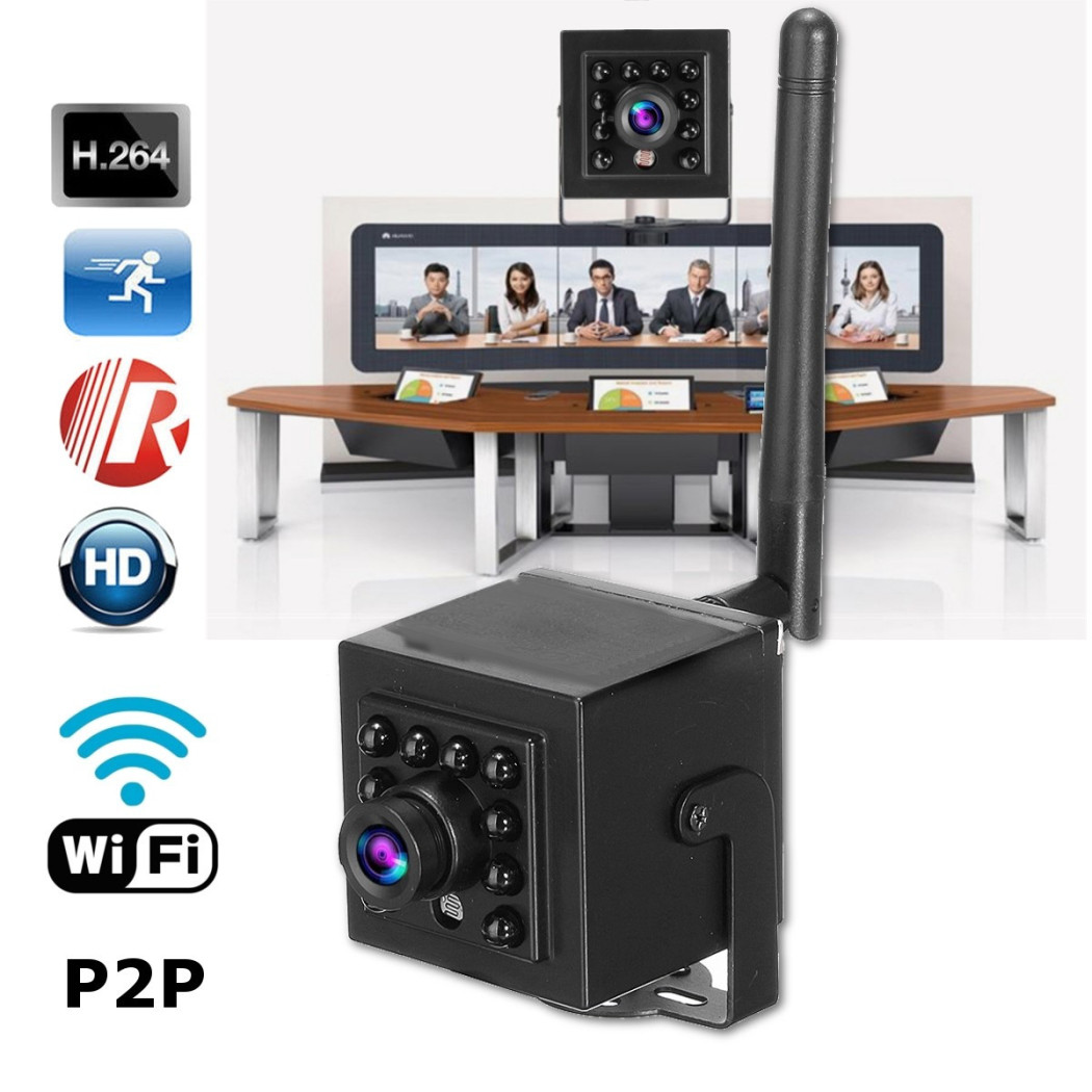 foto del prodotto trade shop mini camera wifi 1080p hd rete ip camera pinhole camera video sorveglianza 228wf 