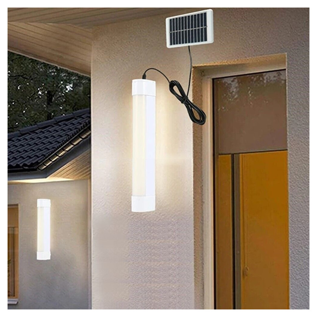 foto del prodotto trade shop mini lampada torcia magnetica multifunzionale con pannello solare 15led le 148 