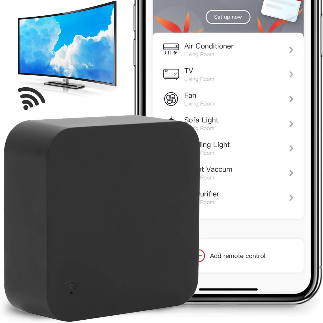 foto del prodotto trade shop mini smart remote dispositivo ir collegamento wi fi controllo condizionatore air 