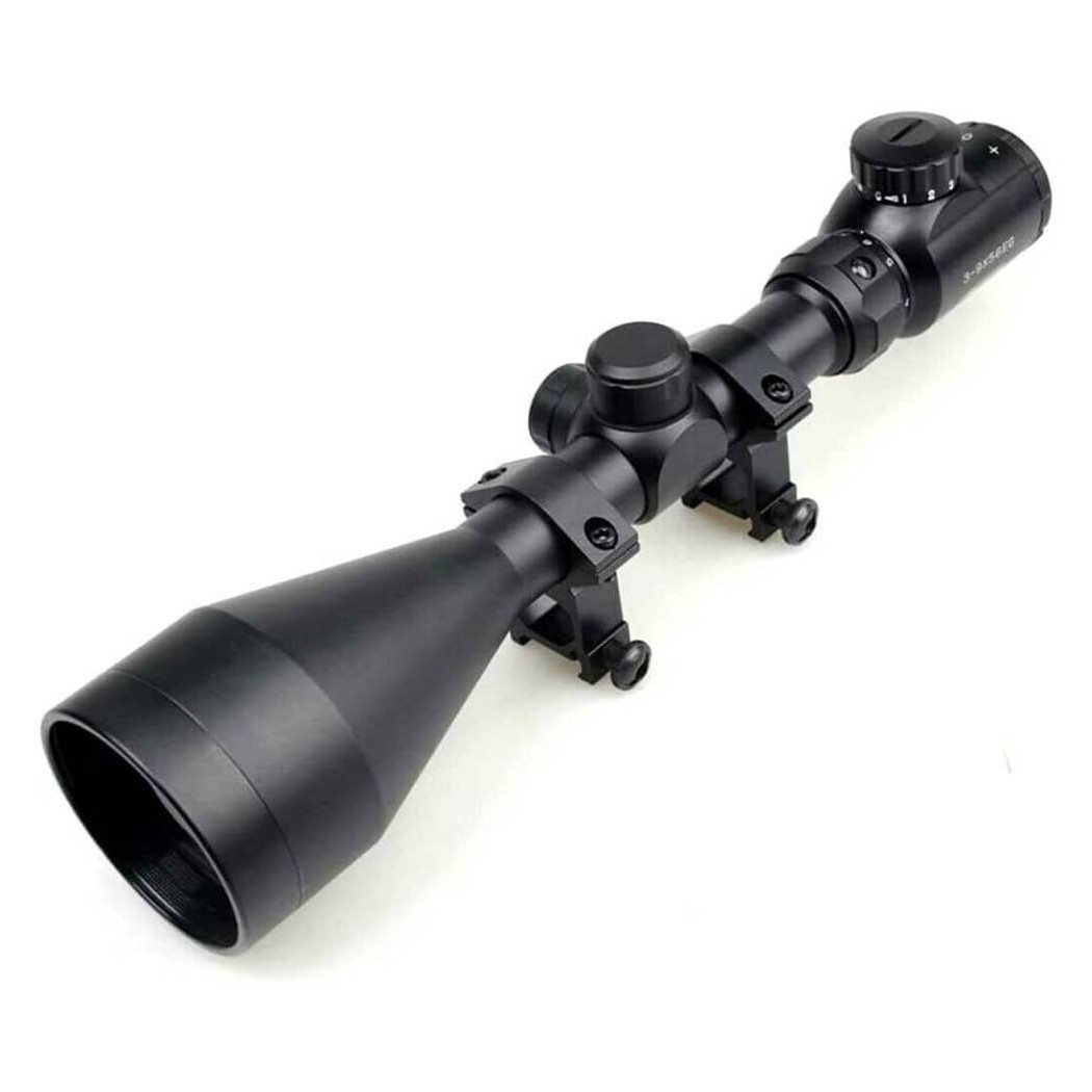 foto del prodotto trade shop mirino ottico di precisione per fucile carabina con reticolo illuminato 3 9x56eg 