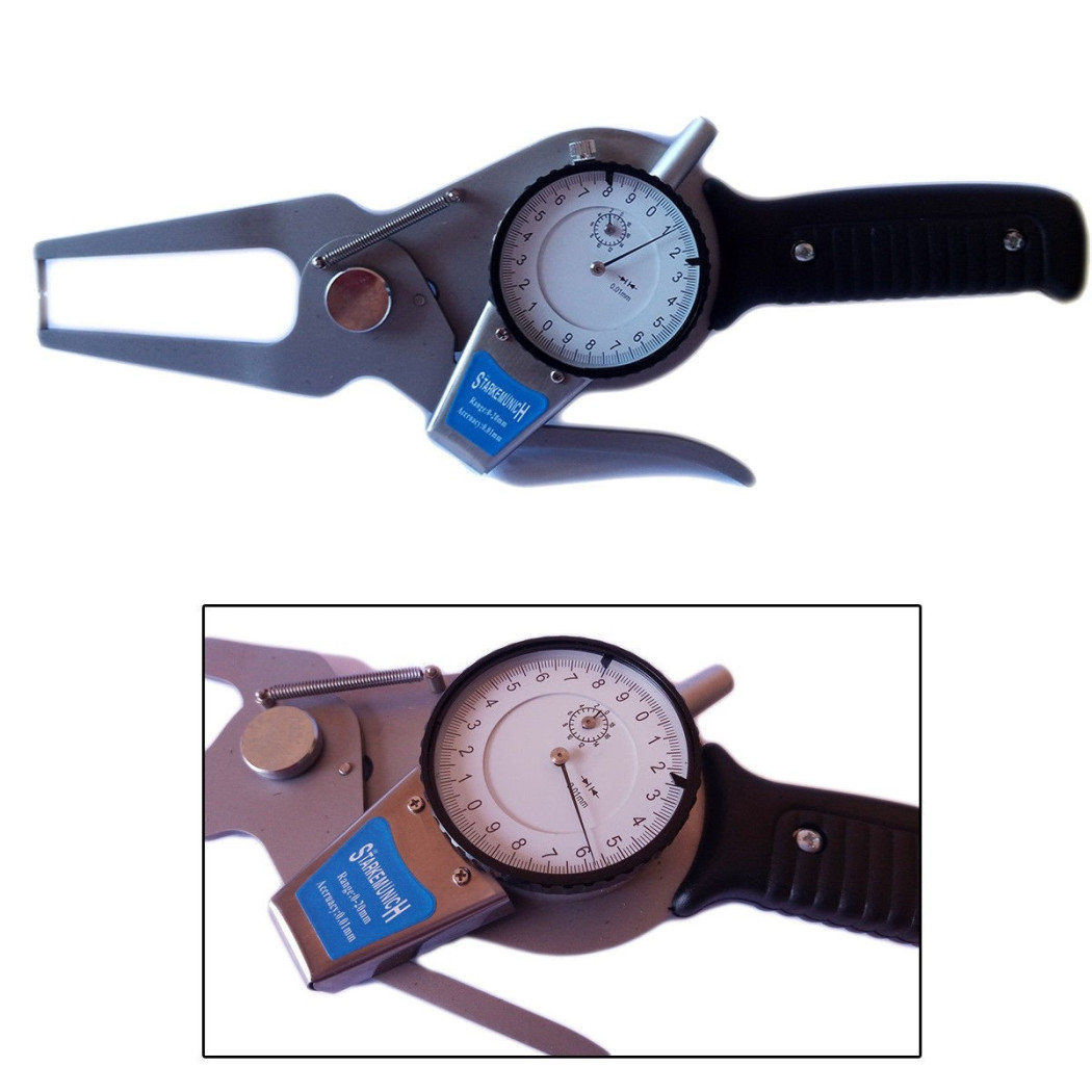 foto del prodotto trade shop misuratore rapido per esterni spessimetro micrometro 0 20mm 0.01mm 70mm 