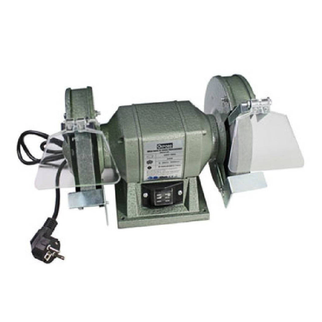 foto del prodotto trade shop mola da banco professionale smerigliatrice 200 watt disco 150mm lavori bricolage 