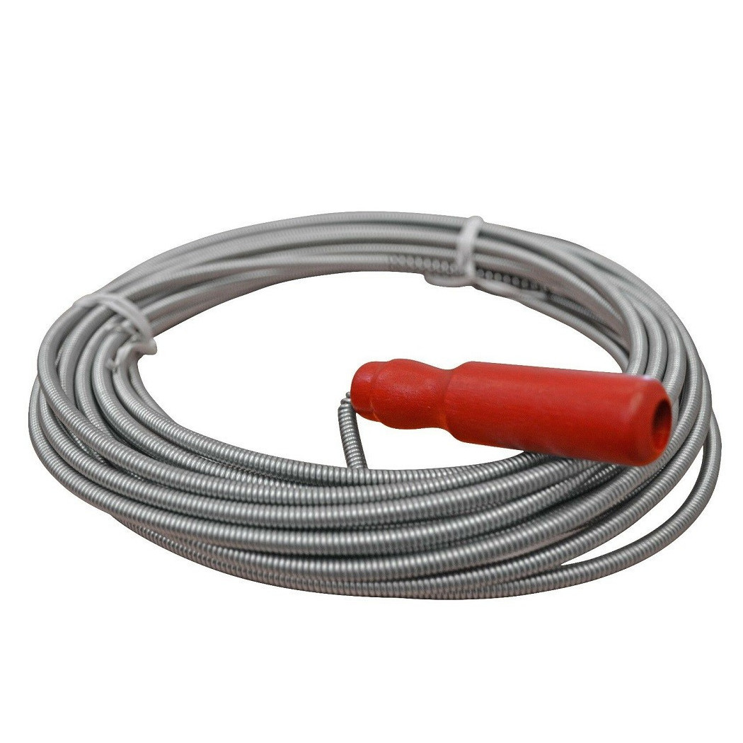 foto del prodotto trade shop molla cavo stura lavandino fogne scarico lavabo sturafogne manuale 7,5 mt 