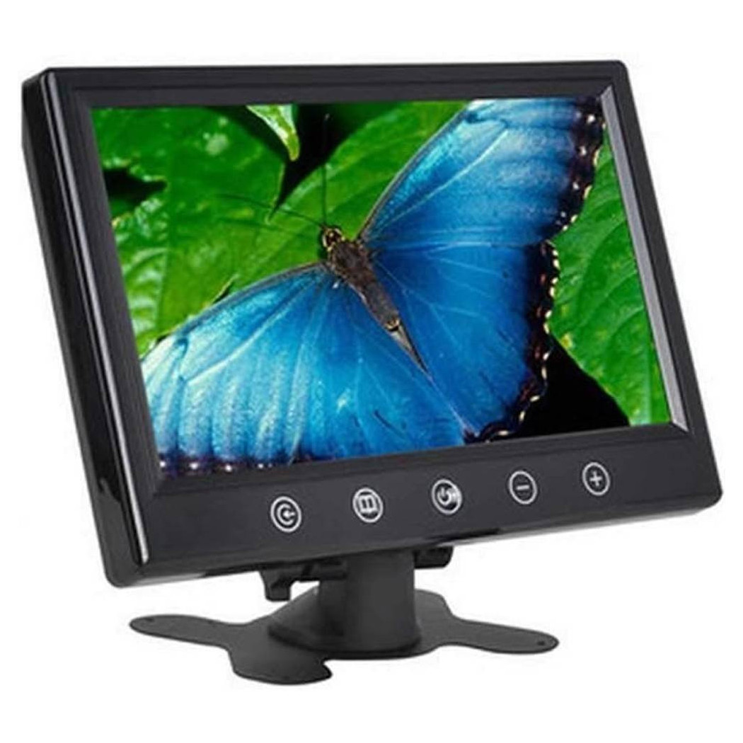 foto del prodotto trade shop - monitor per videosorveglianza telecamera auto lcd 9 pollici 12v maxtech lcd-9 -