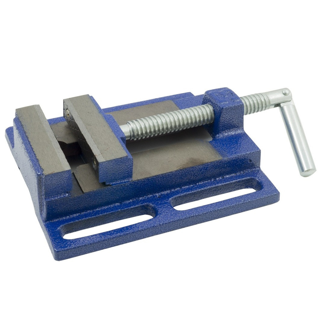 foto del prodotto trade shop - morsa a ganasce canasce supporto per trapano a colonna in ghisa da 160 mm -