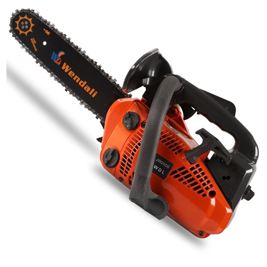 foto del prodotto trade shop motosega a scoppio 25 cc professionale lama 25cm potatore per potatura piante 