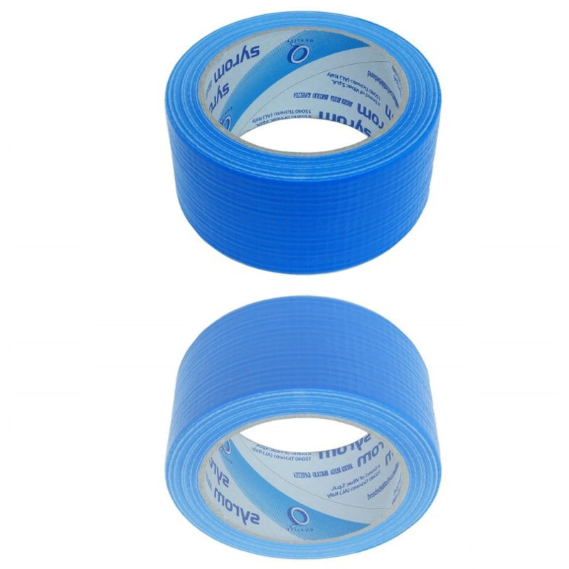 foto del prodotto trade shop nastro americano blu telato resistente 50 mm x 25 mt sigilla ripara imballa 