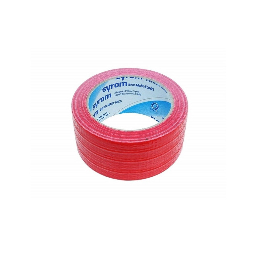 foto del prodotto trade shop nastro americano rosso telato resistente 50mmx25mt extraforte impermeabile sigilla ripara 