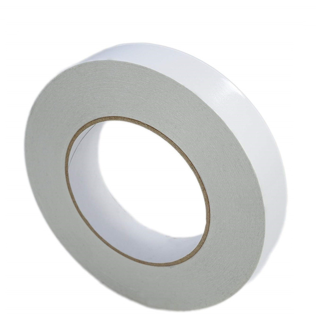 foto del prodotto trade shop nastro biadesivo 3 pezzi bianco 2.5x25m doppio nastro guarnizione porte finestre 
