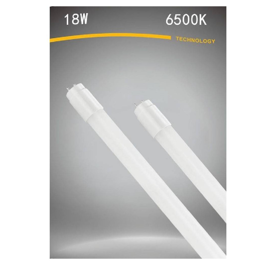 foto del prodotto trade shop neon led opaco t8 g13 18 w luce bianca naturale fredda calda tubo 120cm bianco freddo 