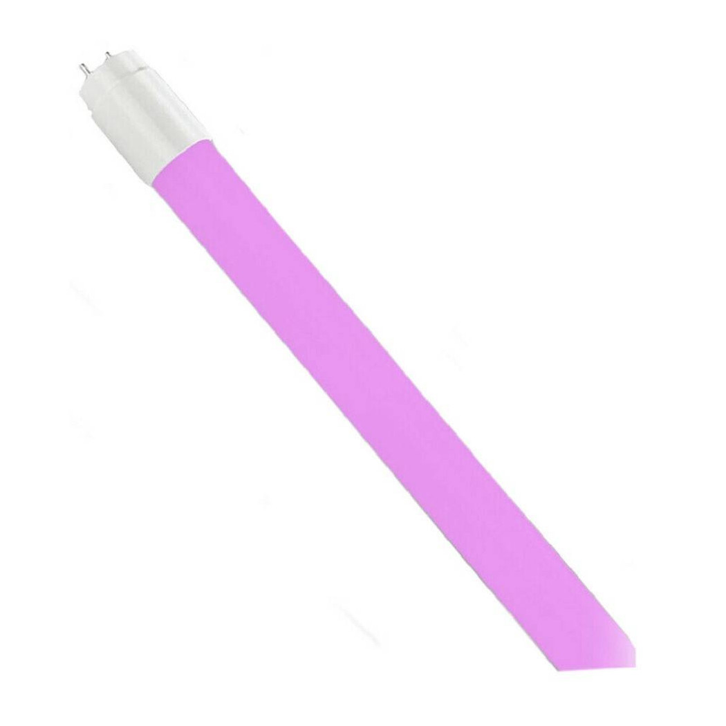 foto del prodotto trade shop neon opaco led luce rosa verde 18 w tubo attacco t8 120cm luce colorata rosa 
