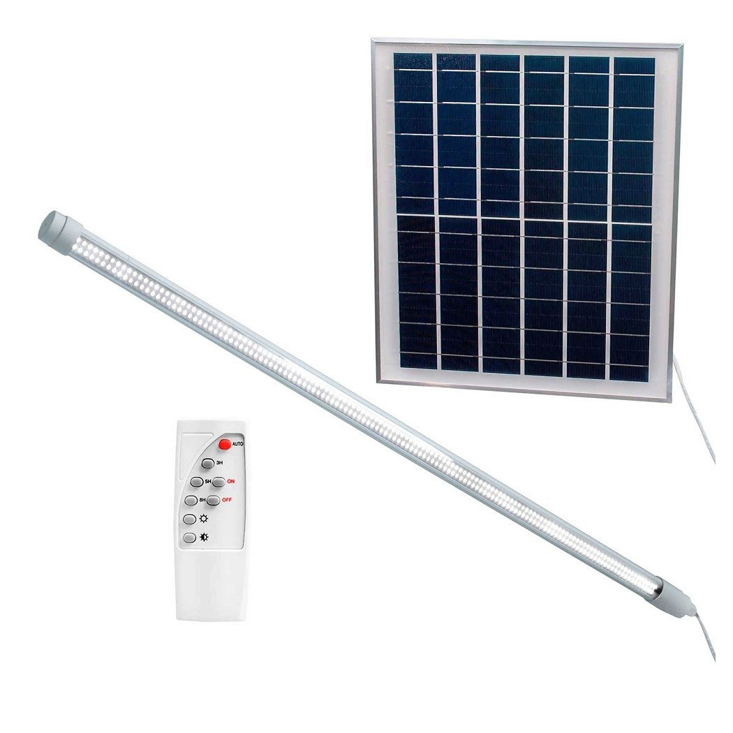 foto del prodotto trade shop neon solare crepuscolare tubo led 13w parete soffitto luce dimmerabile telecomando 