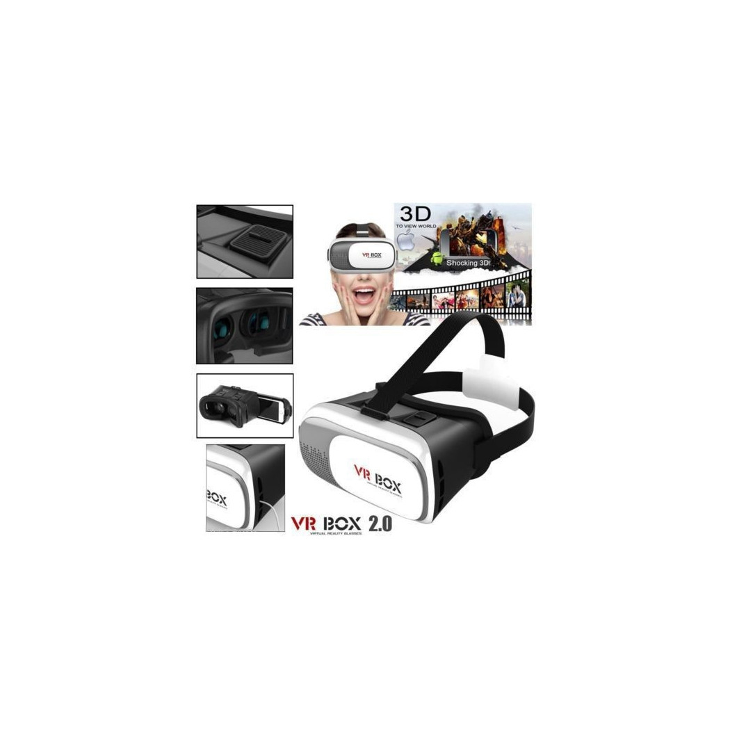 foto del prodotto trade shop occhiali realt virtuale 3d vrbox giochi film 360 con controller bluetooth 