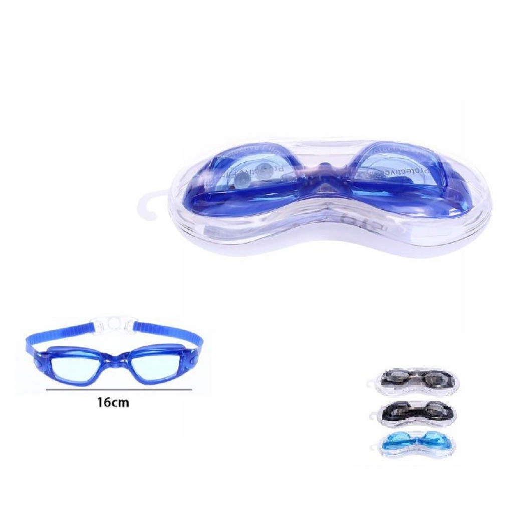 foto del prodotto trade shop occhialini occhiali nuoto piscina mare lenti sport estate maschera 16 cm 71565 