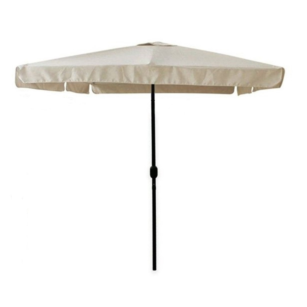 foto del prodotto trade shop ombrellone da giardino 3x4 mt arredo esterno balcone terrazzo patio beige 223236 